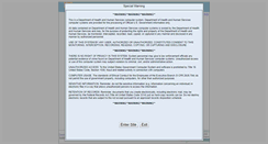 Desktop Screenshot of otp-extranet.samhsa.gov
